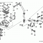 TRX400FA Главный тормозной цилиндр - передний