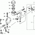 TRX400EX Задний тормозной цилидр