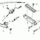 TRX400FA Подножки