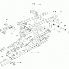 004 - Outlander T MAX 6X6 - 450 EFI - T Regulation 09- frame - rear part