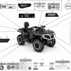 005 - Outlander T MAX 1000 EFI - XTP - T Regulation 09- decals - xtp