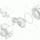001 - Outlander T 650 EFI - T Regulation 08- rear drive - differential parts