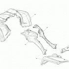 003 - Outlander 570 EFI - STD - International 09- fender kit - viper red