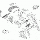 006 - Outlander T MAX 6X6 - 1000 EFI - T Regulation 09- body - front section - pure magnesium