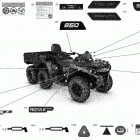 005 - Outlander T MAX 6X6 - 650 EFI - T Regulation 09- decals - pro+
