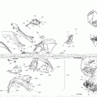 002 - Renegade T 1000 EFI - T Regulation 09- body - rear section - carbon black