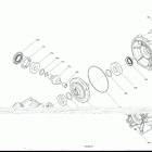 003 - Outlander 570 EFI - STD - International 08- rear drive - differential parts