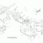 006 - Outlander 1000R EFI - XXC - International 09- body - front bumper and skid plate - xxc