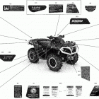 005 - Outlander 1000R EFI - XT_XTP_XXC - North America 09- decals - xtp