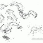 004 - Outlander 650 EFI - XMR - International 09- body - fenders and side panels - granite grey