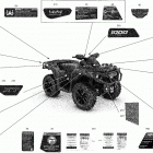 005 - Outlander 1000R EFI - XT_XTP_XXC - North America 09- decals - xt