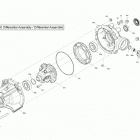 005 - Outlander 1000R EFI - XT - International 07- front drive - differential parts