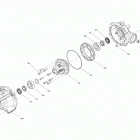 003 - Outlander 570 EFI - STD - International 07- front drive - differential parts