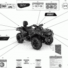 010 - Outlander MAX 650 EFI - XT - International - Non-European Communities 09- decals - xt