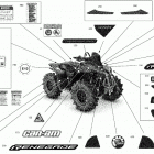 006 - Renegade 1000R EFI - XMR - International - Non-European Communities 09- decals - xmr