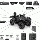008 - Outlander MAX 850 EFI - North America 09- decals - xt