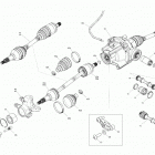 005 - Outlander 1000R EFI - XT - International 07- front drive - common parts