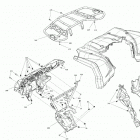 001 - Outlander T 6X6 - 450 EFI - T Regulation 09- body - front section - squadron green - std