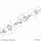 SPORTSMAN 570 EPS (A21SEE57A1/A3/A5/A7/A9/B1/B3/B5/B7/B9) Suspension, rear hubs, carrier and brake disc - a21see57...