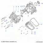 SPORTSMAN 570 EPS (A21SEE57A1/A3/A5/A7/A9/B1/B3/B5/B7/B9) Engine, crankcase - a21see57a1  /  a3  /  a5  /  a7  /  ...