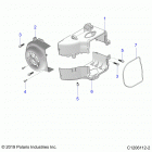 OUTLAW 70 (A21HBB07A3/A7/B3/B7) Engine, fan cover and shroud - a21hbb07a3  /  a7  /  b3 ...
