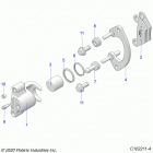 SPORTSMAN 850 HIGH LIFTER (A21SXN85A4) Brakes, caliper, rear - a21sxn85a4 (c102211-4)