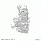 SPORTSMAN 450 HO UTILITY (A21SEG50A1/A5/CA1/CA5) Engine, long block - a21seg50a1  /  a5  /  ca1  /  ca5 (...