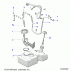 ATV RGR 150 EFI MD Body, fuel tank - a20hzb15n1  /  n2 (c101387)