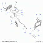 SCRAMBLER XP 1000 55 Electrical, horn and license plate bracket- a21sge95fk  ...