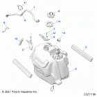 SPORTSMAN TOURING 570 PREMIUM (A21SJE57AX/BX) Body, fuel tank asm. - a21sje57ax  /  bx (c0211169)