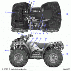 SPORTSMAN 850 HIGH LIFTER (A21SXN85A4) Body, decals - a21sxn85a4 (900136)