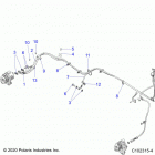 SPORTSMAN 570 EPS EU/ZUG TRACTOR (A21SEE57F1/F57C1/F1/S57C1/C2/C5/C9/CK/F1/F2/FK) Brakes, brake lines, rear - a21see57f1  /  f57c1  /  f1 ...
