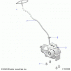 SCRAMBLER XP 1000 S 55 Drive train, gearcase mounting, front - a21sge95ak (c102...