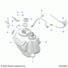 SPORTSMAN 450 HO UTILITY (A21SEG50A1/A5/CA1/CA5) Body, fuel tank asm. - a21seg50a1  /  a5  /  ca1  /  ca5...