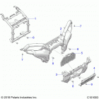 SPORTSMAN 850 EPS 48 Body, front bumper and mounting - a21sxe85a9  /  af  /  ...