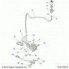 SCRAMBLER XP 1000 S 55 Brakes, brake pedal and master cylinder - a21sge95ak (c0...