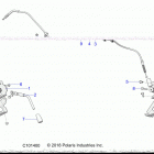 ATV RGR 150 EFI MD Brakes, parking brake handle - a20hzb15n1  /  n2 (c10140...