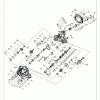 SPORTSMAN 850 HIGH LIFTER (A21SXN85A4) Drive train, main gearcase - a21sxn85a4 (101567)
