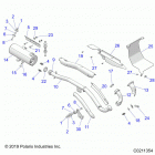 SPORTSMAN 450 HO (A20SEA50A1/A5/CA1/CA5/E50A1/CA1/CA5) Engine, exhaust - a20sea50a1  /  a5  /  ca1  /  ca5  /  ...