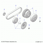 OUTLAW 70 (A21HBB07A3/A7/B3/B7) Drive train, clutches - a21hbb07a3  /  a7  /  b3  /  b7 ...
