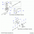 OUTLAW 70 (A21HBB07A3/A7/B3/B7) Brakes, brake levers and master cylinders - a21hbb07a3  ...