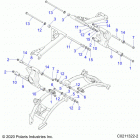 SPORTSMAN XP 1000 HUNTER EDITION (A21SXD95A9) Suspension, rear control arm mounting - a21sxd95a9 (c021...