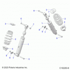 SPORTSMAN 570 HUNTER PACKAGE (A21SHD57A9) Suspension, front shock - a21shd57a9 (c102260-8)