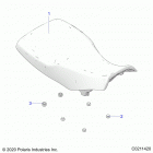 SPORTSMAN 570 EPS (A21SEE57A1/A3/A5/A7/A9/B1/B3/B5/B7/B9) Body, seat - a21see57a1  /  a3  /  a5  /  a7  /  a9  /  ...