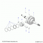 OUTLAW 70 (A21HBB07A3/A7/B3/B7) Engine, crankshaft and piston - a21hbb07a3  /  a7  /  b3...