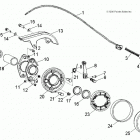 OUTLAW 110 (A21YAK11B6/B7/N6/N7) Brakes, rear - a21yak11b6  /  b7  /  n6  /  n7 (49atvbra...