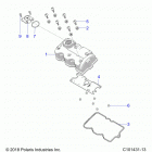 SCRAMBLER XP Engine, valve cover - a20sve95kr (c101431-13)