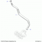SCRAMBLER XP Engine, cooling bypass - a20sve95kr (c101431-4)
