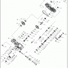 SPORTSMAN 450 HO UTILITY (A21SEG50A1/A5/CA1/CA5) Drive train, main gearcase - a21seg50a1  /  a5  /  ca1  ...