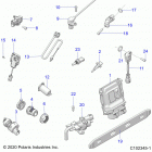 SPORTSMAN 850 EPS 48 Electrical, switches, sensors, ecu and control modules -...